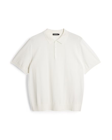 J.Lindeberg Reymond Solid Stripe Polo White