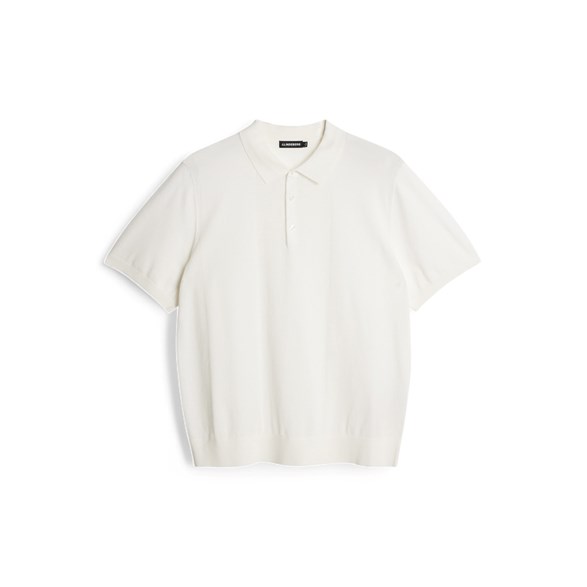 J.Lindeberg Reymond Solid Stripe Polo White