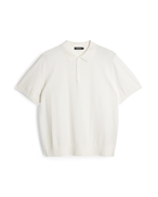 J.Lindeberg Reymond Solid Stripe Polo White