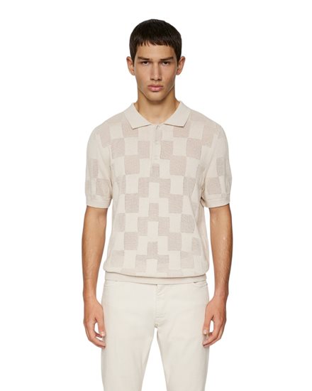 J.Lindeberg Reymond Stacked Bridge Polo Moonbeam