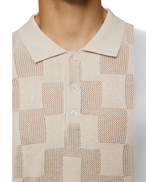 J.Lindeberg Reymond Stacked Bridge Polo Moonbeam