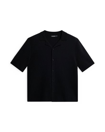 J.Lindeberg Sal Knitted Boucle Shirt Black