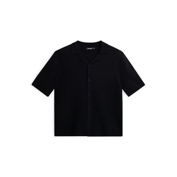 J.Lindeberg Sal Knitted Boucle Shirt Black