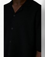 J.Lindeberg Sal Knitted Boucle Shirt Black