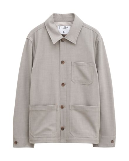 Filippa K Work Jacket Sage Melange