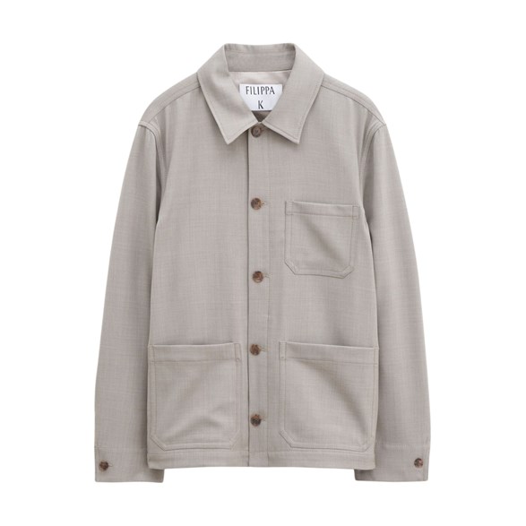 Filippa K Work Jacket Sage Melange