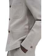 Filippa K Work Jacket Sage Melange