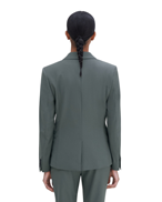 Filippa K Sasha Cool Wool Blazer Green Grey