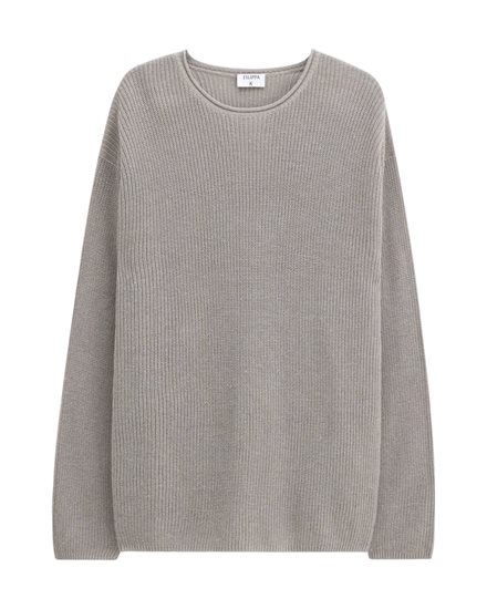 Filippa K Relaxed Linen Sweater W Moss Grey