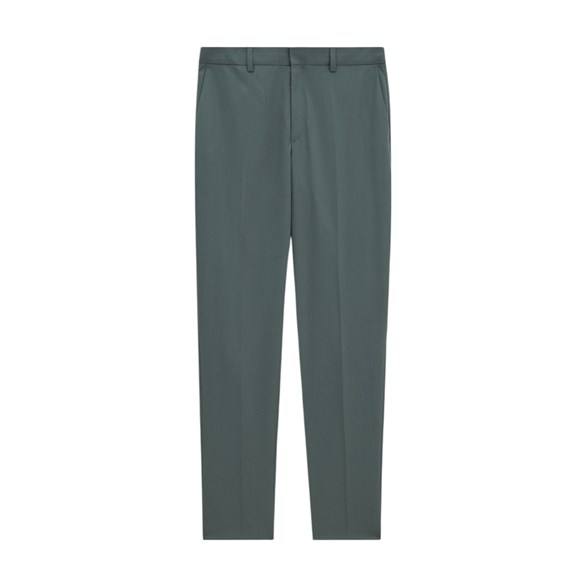 Filippa K Emma Cropped Wool Pants Green Grey