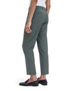 Filippa K Emma Cropped Wool Pants Green Grey