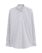 Filippa K Classic Stripe Shirt Coffee/White