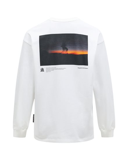 Peak Performance M Graphic Ls Tee-Offwhite