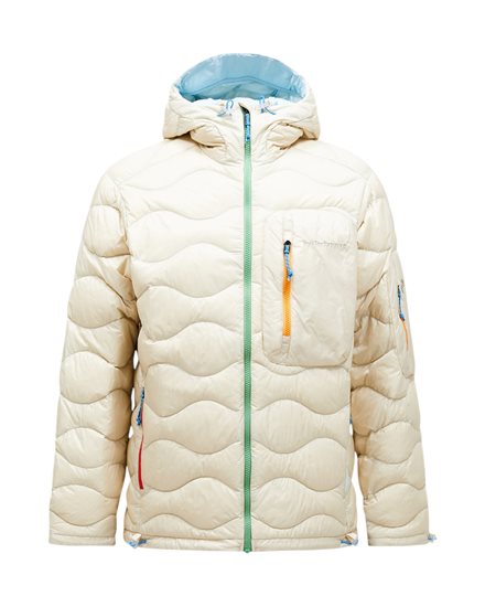 Peak Performance M Helium Utility Down Hood Jkt Sand/Cloud