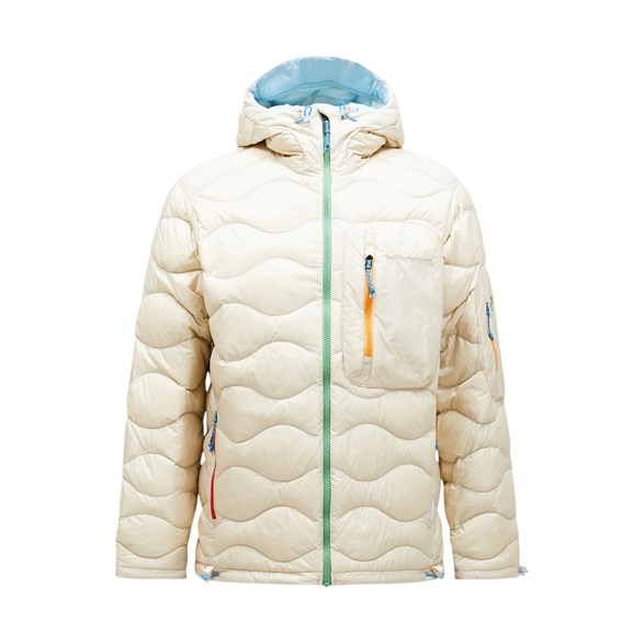 Peak Performance M Helium Utility Down Hood Jkt Sand/Cloud