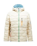 Peak Performance M Helium Utility Down Hood Jkt Sand/Cloud