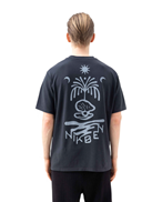 NIKBEN Surf Club Tee Washed Black