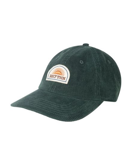 Rhythm Awake Cord Cap Vintage Green