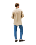 Tommy Hilfiger Dyed Linen Shirt Sandalwood
