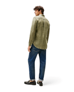 Tommy Hilfiger Dyed Linen Shirt Green
