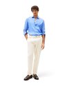 Tommy Hilfiger Dyed Linen Shirt Blue Spell