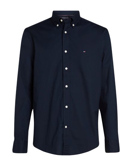 Tommy Hilfiger Flex Poplin Shirt Night Sky