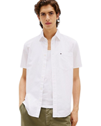 Tommy Hilfiger Solid Seersucker Shirt Optic White