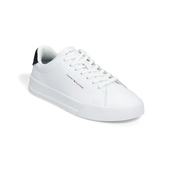 Tommy Hilfiger Th Court Sneaker White/Desert Sky