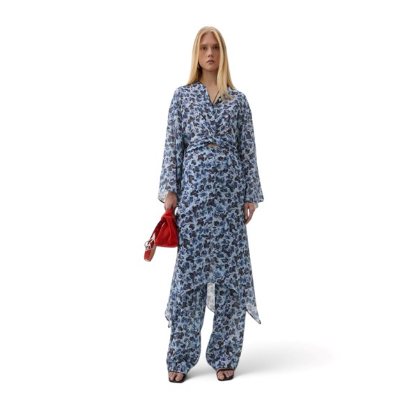 Rodebjer Cecilie Violet Ditsy Blouse Blue