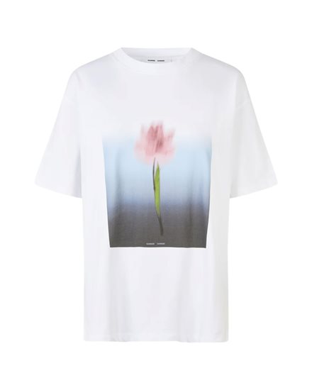 SAMSOE SAMSOE Saeira T-Shirt Blurred Tulip
