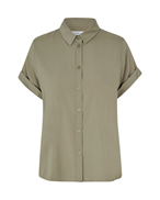 SAMSOE SAMSOE Majan Ss Shirt Vetiver