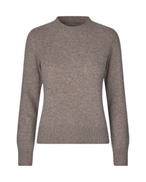 SAMSOE SAMSOE Charlotte Knit Sweater Grey Blue Melange