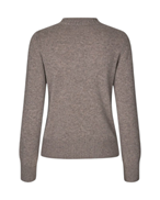 SAMSOE SAMSOE Charlotte Knit Sweater Grey Blue Melange