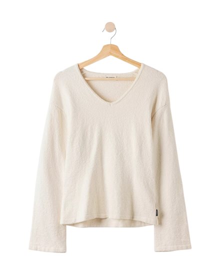 Holebrook Angelina V-Neck Off White