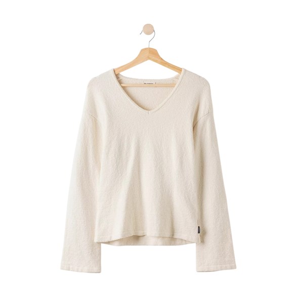 Holebrook Angelina V-Neck Off White