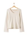 Holebrook Angelina V-Neck Off White