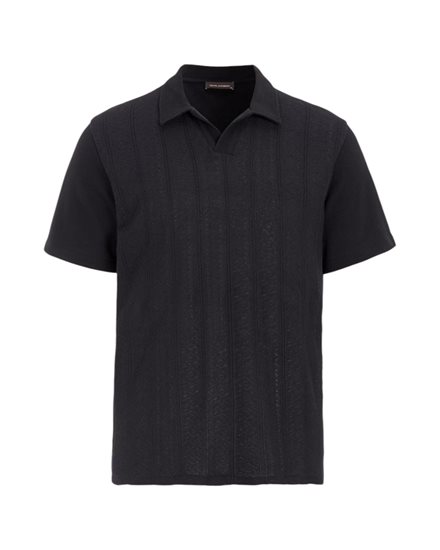 Oscar Jacobson Connor Structured Poloshirt Night Blue