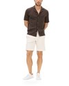 Oscar Jacobson Kirk Knitted Shirt Brown Elk