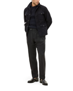 Oscar Jacobson Safari Shirt Jacket Navy