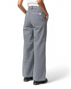 Nudie Jeans Inez Striped Pants Blue/Offwhite