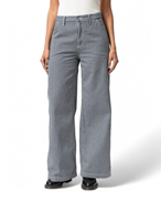 Nudie Jeans Inez Striped Pants Blue/Offwhite
