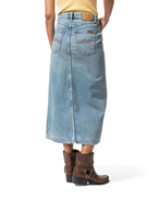 Nudie Jeans Anna Denim Skirt Light Blue
