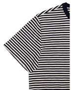 Nudie Jeans Roy Slub Stripe T-Shirt Blue/Offwhite