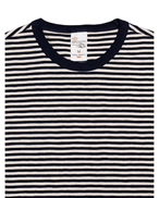 Nudie Jeans Roy Slub Stripe T-Shirt Blue/Offwhite
