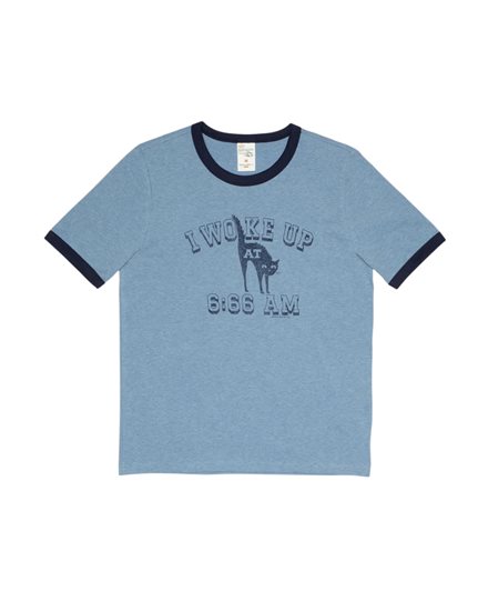 Nudie Jeans Ricky Ringer T-Shirt Bluemelange