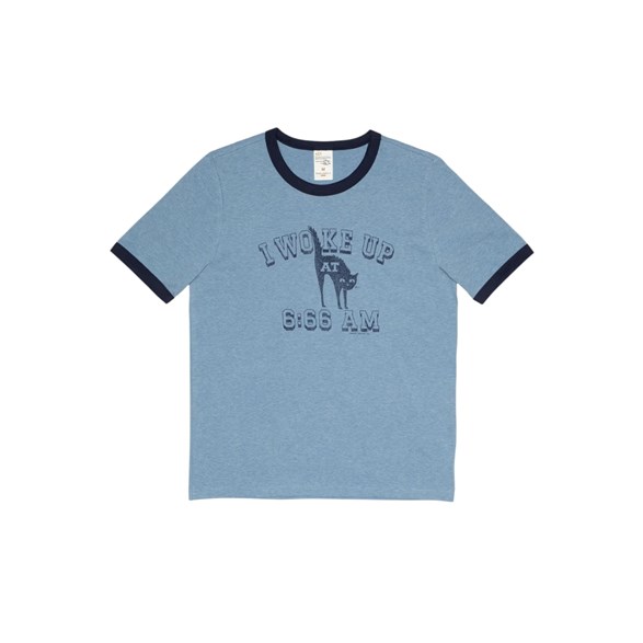 Nudie Jeans Ricky Ringer T-Shirt Bluemelange