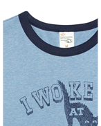 Nudie Jeans Ricky Ringer T-Shirt Bluemelange