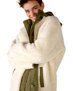 Oui Teddy Coat Reversible