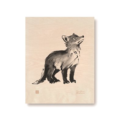 Plywood Poster Rävunge