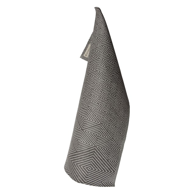 Iris Hantverk Towel Gåsöga Graphite Grey